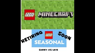 Lego minecraft and seasonal sets retiring soon any worth buying sorry its late [upl. by Elleval]