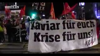 Opernball Demo 2017  Ein Zeichen gegen die soziale Kluft [upl. by Azal438]