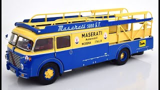 Modelissimo CMR Fiat 642 RN2 Bartoletti Maserati transporter 118 [upl. by Rechaba]