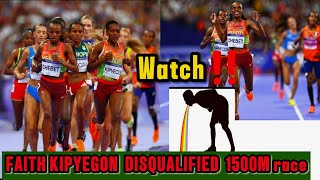 BREAKING NEWS FAITH KIPYEGON DISQUALIFIED in 5000m Olympics Race 2024 Today live  why yesterday [upl. by Horbal]