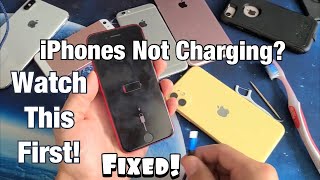 My iPhone wont turn ON or Charge Black screen  Fixed [upl. by Wunder]