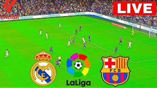 REAL MADRID VS BARCELONA PARTIDO EN VIVO  LIGA ESPAÑOLA mbappe lamineyamal [upl. by Tol]