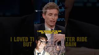 Eddie Redmayne’s Funny Reaction at Harry Potter Forbidden Journey Ride 😂 EddieRedmayne shorts [upl. by Ennirak]