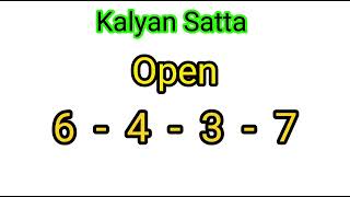 Kalyan Fix OTC Tuday Kalyan Matka Gessing Kalyan Satta tricks Tuday Fix OTC Game [upl. by Aerdnod]