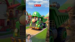 ❤️ Evolution of Luigi  Mining Truck 🤩 Super Mario supermario luigi luigismansion truck [upl. by Laeno]