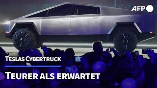 Deutlich teurer Musk startet Auslieferung von Teslas Cybertruck  AFP [upl. by Herring]