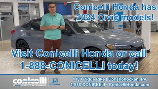 Unveiling the 2024 Honda Civic Sedan Power Elegance and Tech Galore at Conicelli Honda 🚗✨ [upl. by Zoarah930]