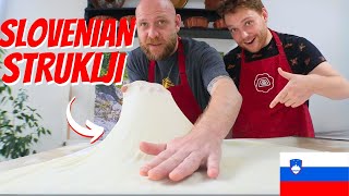 American Chefs Try To Cook SLOVENIAN FOOD 🇸🇮 The Best Slovenian Cooking Class in Ljubljana [upl. by Ytte]