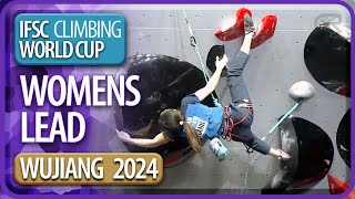 Lead Finals  Wujiang  Womens  2024  IFSC World Cup [upl. by Horwitz]