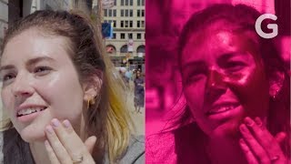 UV Camera Reveals The Best Way to Apply Sunscreen to Your Face  Gizmodo [upl. by Aniteb]