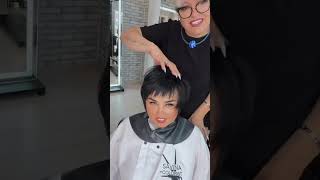 Стрижка ПиксиБоб для женщин за 50 лет 👍Pixie Bob haircut for women over 50 years old 👍 hairstyle [upl. by Faustena]