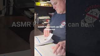 ASMR Paperwork can be dangerous asmr asmrfunny notalkingasmr asmrpaperwork officeasmr [upl. by Ydniw]