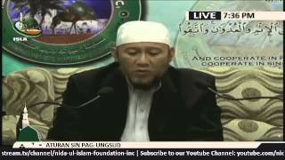 Aturan sin PagUngsud by Sheikh Saber Omar Tausug [upl. by Engelhart]