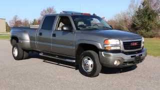 2006 GMC 3500 Dually Crew Cab For SaleLOADEDLeatherMoon66L Turbo Diesel [upl. by Toy268]