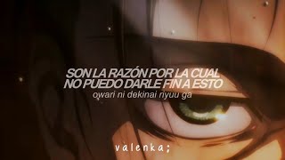 Shingeki No Kyojin  ED 6  Shock  Sub Español amp Romaji AMV [upl. by Aridni94]