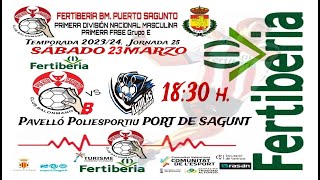 FERTIBERIA PUERTO SAGUNTO B  RITEC BM AGUILAS [upl. by Rednasxela]