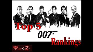 James Bond Film Ranking Top Five SuperCaZt Bond Countdown Finale [upl. by Lukey]