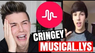 REACTING TO MY OLD CRINGEY MUSICALLYS [upl. by Airamahs]