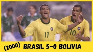 Romário faz 3 gols e Brasil goleia a Bolívia no Maracanã [upl. by Elery15]