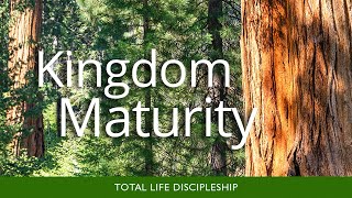 Total Life Discipleship Kingdom Maturity [upl. by Onitnerolf692]