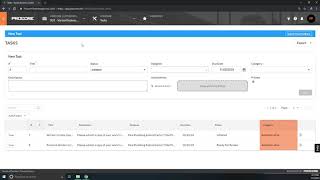 Procore Subcontractor View a Task [upl. by Llekcm231]