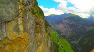 GoProParagliding in Mürren Switzerland [upl. by Ulah]