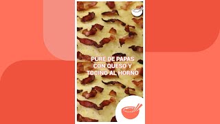 Puré de papas con queso al horno  Comedera [upl. by Leamsi118]