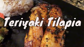 Teriyaki Tilapia  Beginner Pescatarian Recipe  Last Minute Meals 🤷‍♀️😋 [upl. by Ahsema473]