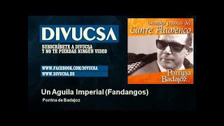 Porrina de Badajoz  Un Aguila Imperial  Fandangos [upl. by Ardnasirhc]