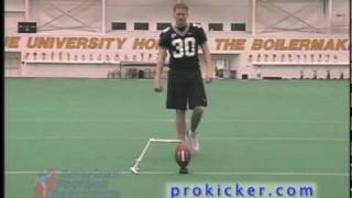 Place Kicking drills and instruction for kickers with Travis Dorsch [upl. by Amehr]