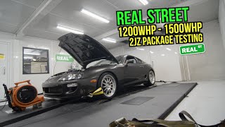 Precision Turbo  7675 7685 8385 2JZ Supra Package Dyno Testing  Real Street Performance [upl. by Scarito]