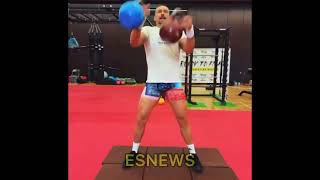 Usyk in camp for Tyson Fury [upl. by Seraphina]