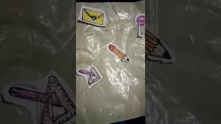 DIY stickers part 2 handmade diy cute ☺ [upl. by Templia]