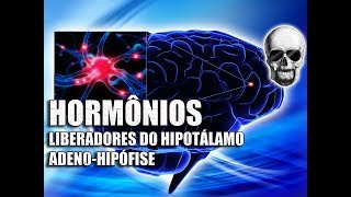 Hormônios Liberadores Hipotálamo e Hipófise  Sistema Endócrino  Anatomia Humana  Vídeo Aula 158 [upl. by Enywtna]