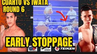 Breaking news  Rene Mark Cuarto Talo kay Shokichi Iwata  6th Round Early Stoppage [upl. by Alfreda]