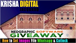 How to Set Images File Whatsapp amp Catlock  Jacquard Design  Hindi [upl. by Atirehs]