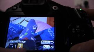 Canon Powershot SX40 HS Tutorial Step Eighteen  Customizing your startup image [upl. by Izogn]