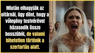 „Miután az oltárnál elhagyják úgy dönt hogy bosszúból a vőlegény testvérével házasodik össze [upl. by Winser]