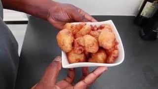 Cod fritters Accras de morue by SISSYS KITCHEN [upl. by Oinotnaocram890]