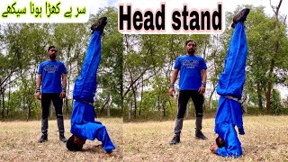 how to head stand  learn 360 headstand  head stand totorial  sar py khara hona sekhy [upl. by Avi]