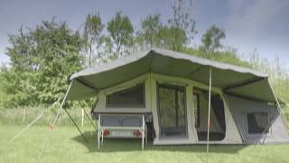 2018 Campooz Lazy Jack trailer tent review Camping amp Caravanning [upl. by Laet604]