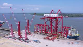 YILPORT Puerto Bolívar is Ready to Serve with 2STS and 6 RTG Cranes [upl. by Kleinstein]