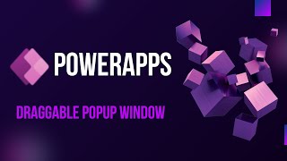 PowerApps Draggable Pop up Screen [upl. by Eula]