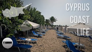 Geroskipou Beach Tour  Cyprus 2023 [upl. by Lindbom862]