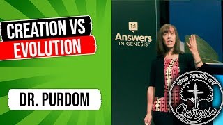 Dr Georgia Purdom at the Creation Museum  Creation vs Evolution [upl. by Akcirre]