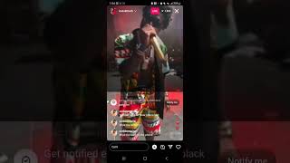 Kodak Black ig live kodakblack iglive Kodak invite fan for after party party kodakblack [upl. by Rezal]