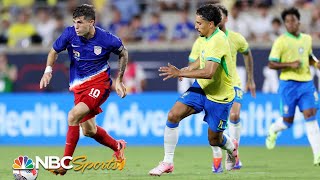 Highlights USMNT vs Brazil En Español  61224  NBC Sports [upl. by Erolyat]