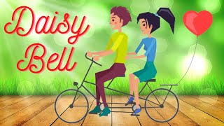 ON A BICYCLE BUILT FOR TWO LYRICS ❀ Daisy Daisy Bell Song Cover ❀ Traditional song from 1892 LYRICS [upl. by Meenen305]