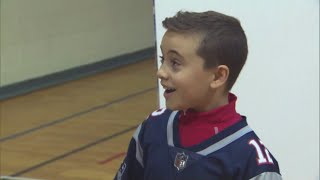 Web Extra North Attleboro Student Surprised With Super Bowl Tickets [upl. by Itsyrk207]