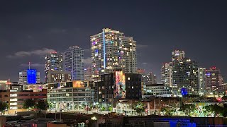 Evening City Night Downtown San Diego California [upl. by Sissie]